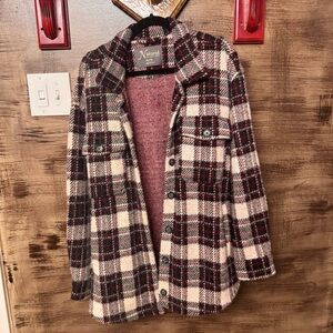 Heavyweight natural reflections coat